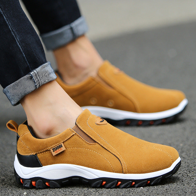 Hiking thick bottom sports travel shoes trend men's shoes