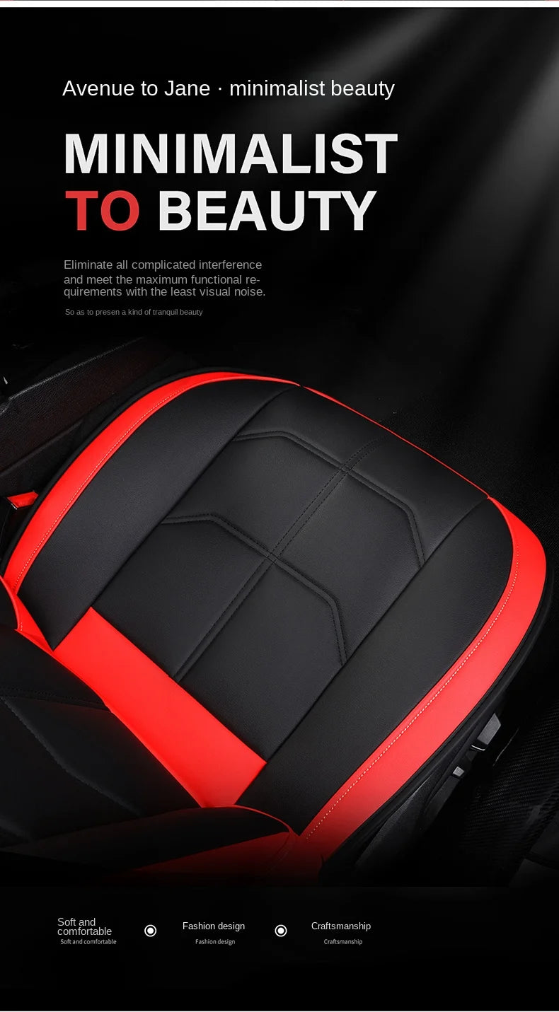 1 PC universal PU leather car seat cover for AUDI All car models A3 Sportback A1 A4 A5 A6 A6L A7 A8 A8L interior Accessories