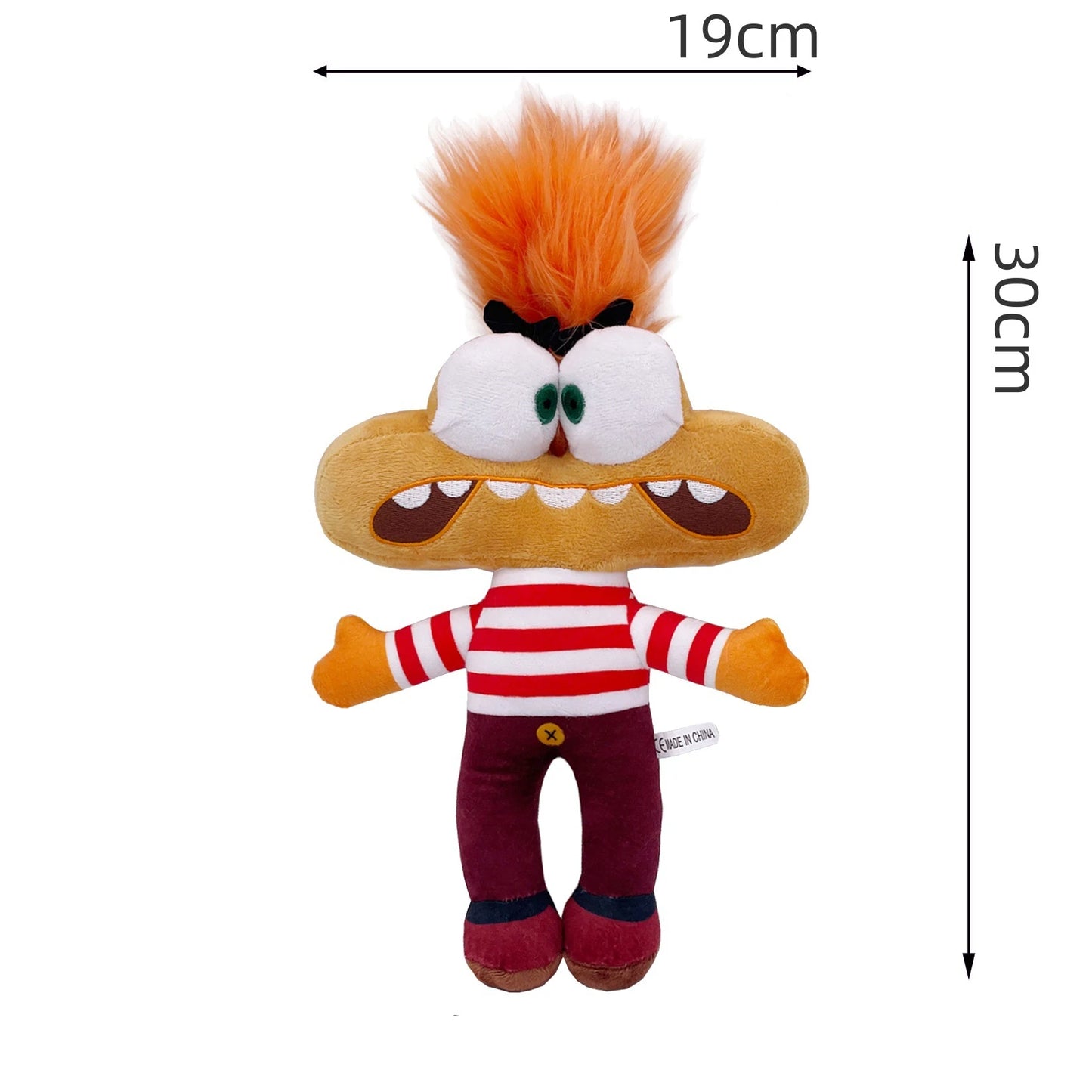 Inside Out 2 Plush Toys Anxiety Embarrassment Envy Ennui Cute Cartoon Plushie Dolls Soft Stuffed Anime Toys Kids Birthday Gift
