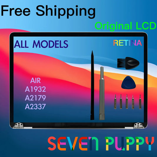 （ SEVEN PUPPY ）LCD Screen Replacement For MacBook Air 13.3” A1932 A2179 A2337 2018 2019 2020 Year Full Display Assembly Complete