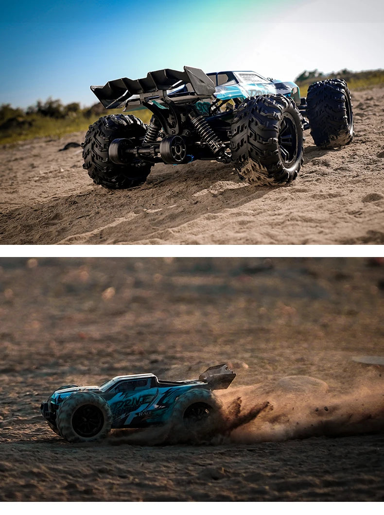 1:16 70km/h Brushless RC Car With LED Light 4WD Remote Control Cars High Speed Drift Monster Off Road Truck VS Wltoys 144001 Toy