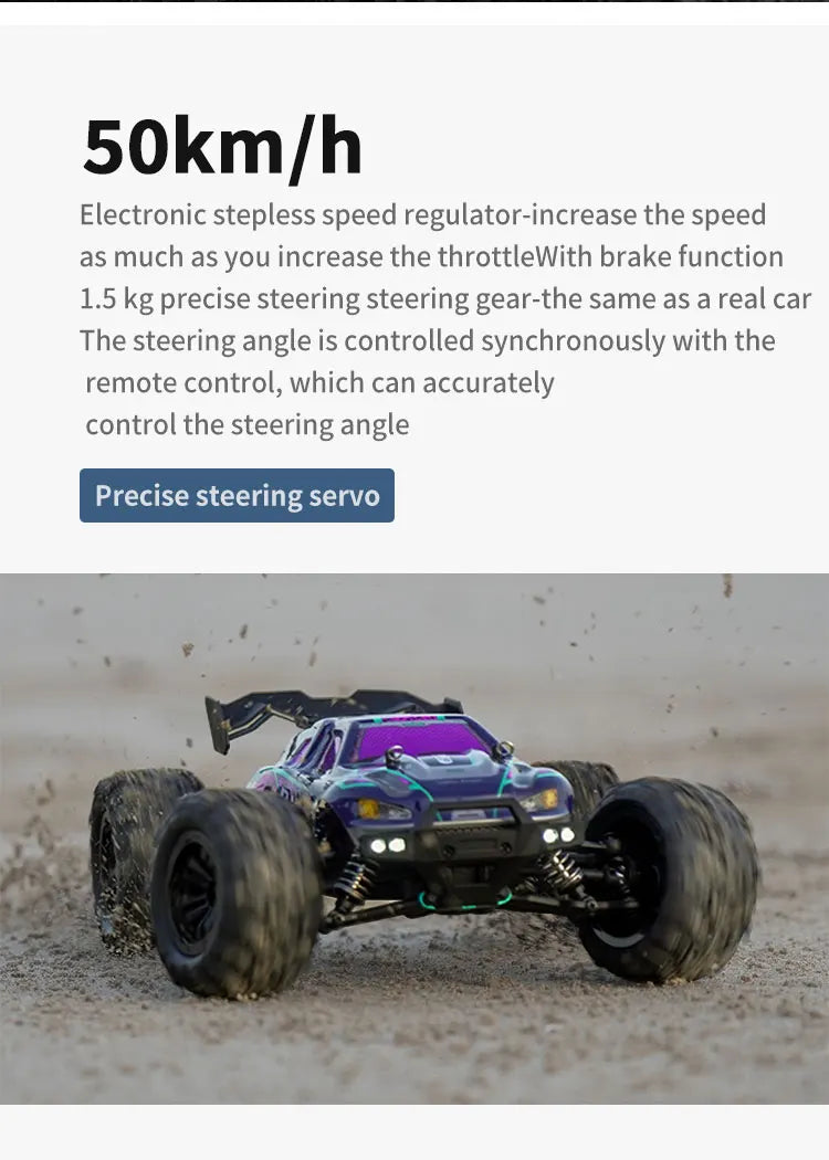 1:16 70km/h Brushless RC Car With LED Light 4WD Remote Control Cars High Speed Drift Monster Off Road Truck VS Wltoys 144001 Toy