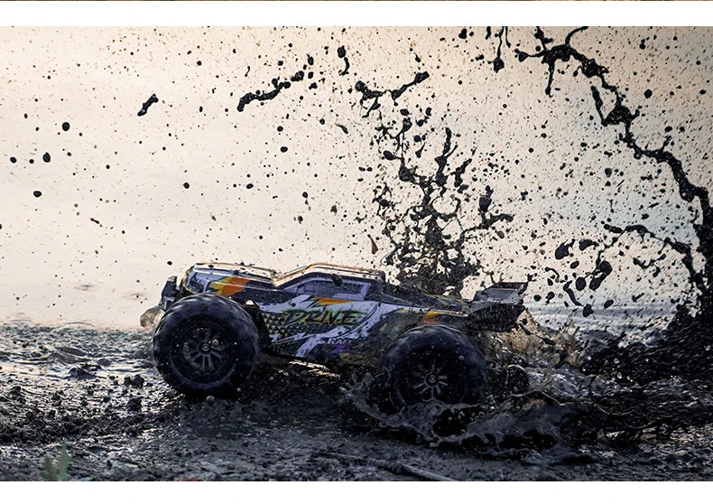 1:16 70km/h Brushless RC Car With LED Light 4WD Remote Control Cars High Speed Drift Monster Off Road Truck VS Wltoys 144001 Toy