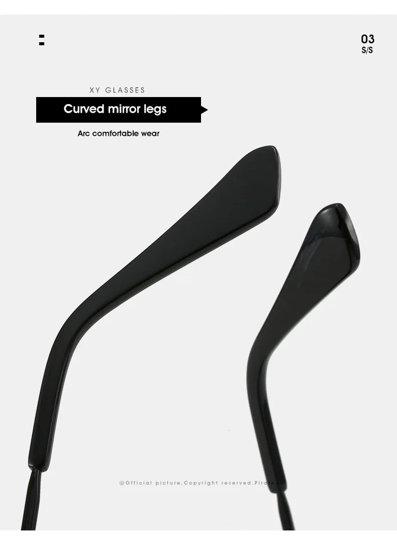 D&T 2023 New Fashion Rectangle Sunglasses Men Women Gradients Lens Metal Frame Hinge Luxury Quality Brand Designer Eyewear UV400